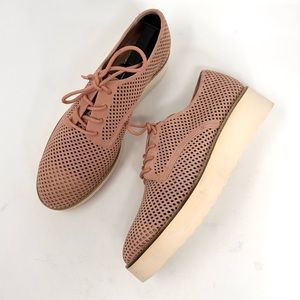 Vince Camuto Nillindie Women's Pink Platform Oxford Loafer